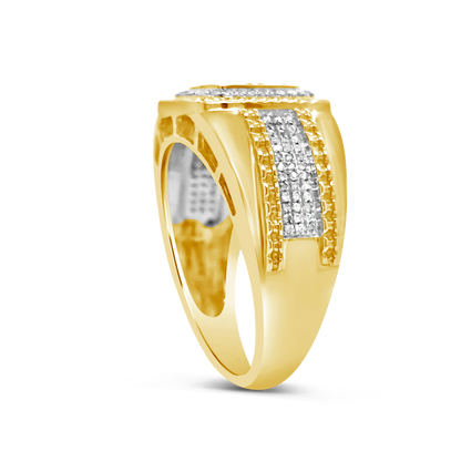 Diamond Ring .35 CTW Round Cut 10K Yellow Gold
