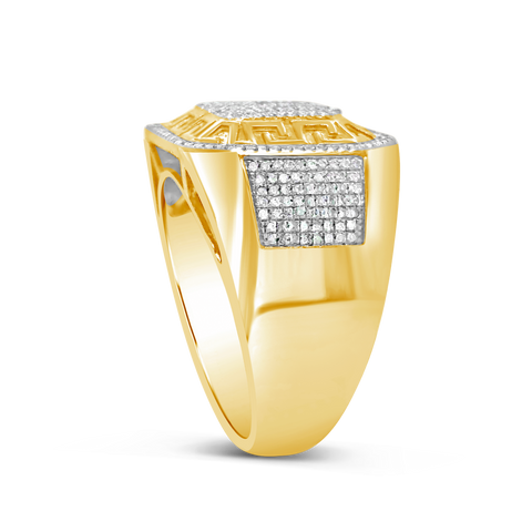 Diamond Ring .44 CTW Round Cut 10K Yellow Gold