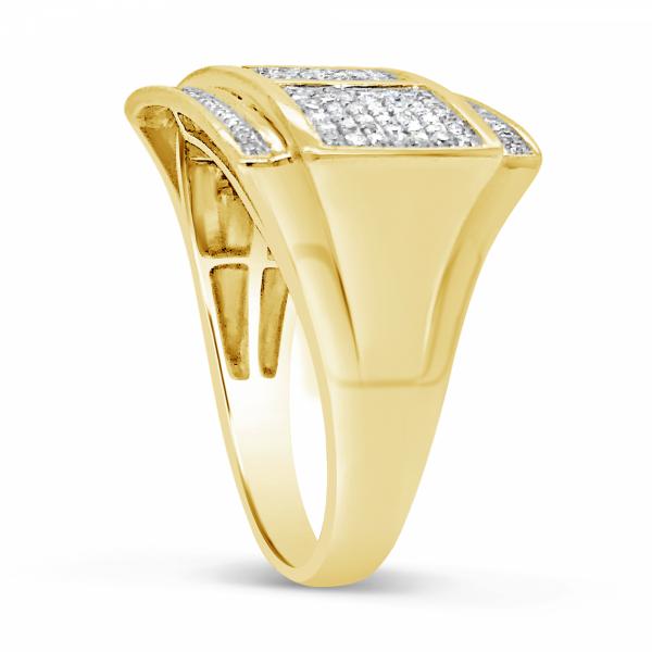 Diamond Ring .60 CTW Round Cut 10K Yellow Gold