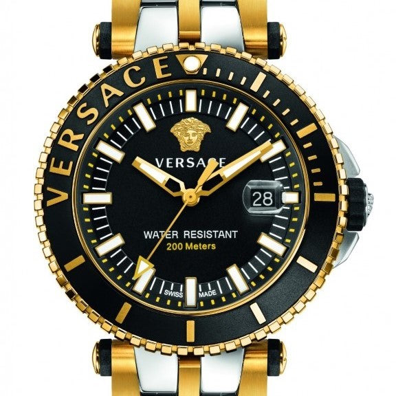 Two Tone V-Race Diver w/ Luminous Hands