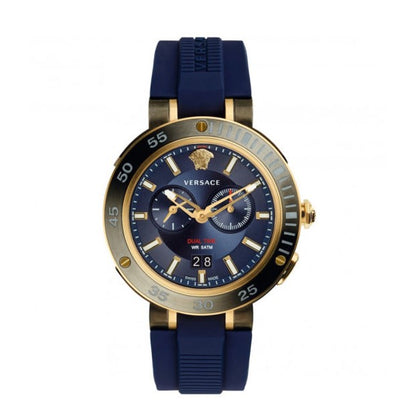 Blue V-Extreme Pro w/ Luminous Hands & Blue Silicon Strap