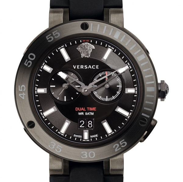 Black V-Extreme Pro w/ Luminous Hands & Black Silicon Strap