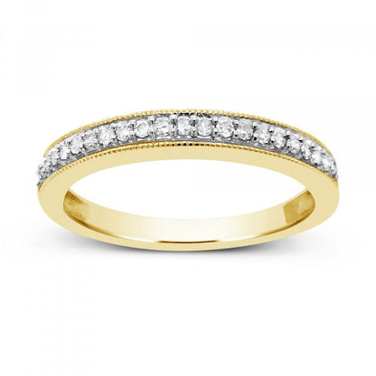 Diamond Band .15 CTW Round Cut 14K White Gold