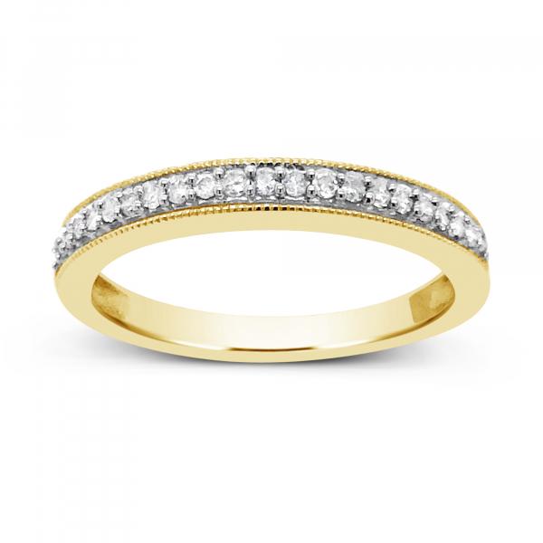 Diamond Band .15 CTW Round Cut 14K White Gold