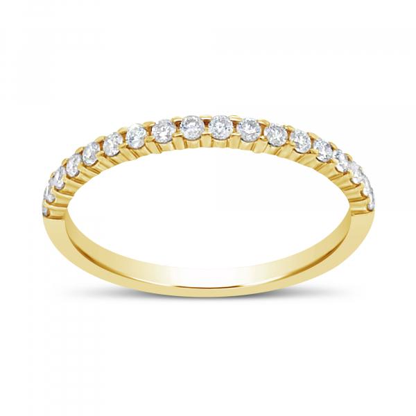 Diamond Band .25 CTW Round Cut 14K White Gold