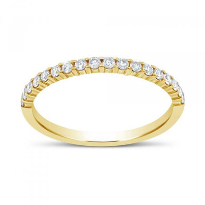 Diamond Band .25 CTW Round Cut 14K White Gold