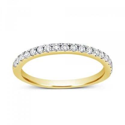 Diamond Band .25 CTW Round Cut 14K Yellow Gold