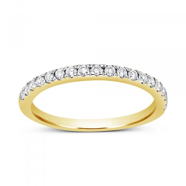 Diamond Band .25 CTW Round Cut 14K Yellow Gold