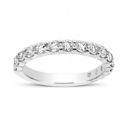 DIAMOND BAND 1 CTW ROUND CUT 14K WHITE GOLD
