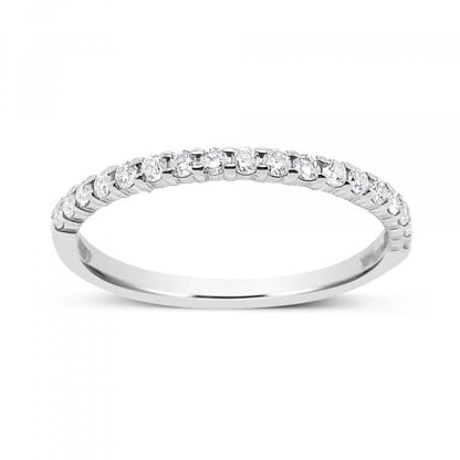 Diamond Band .25 CTW Round Cut 14K White Gold