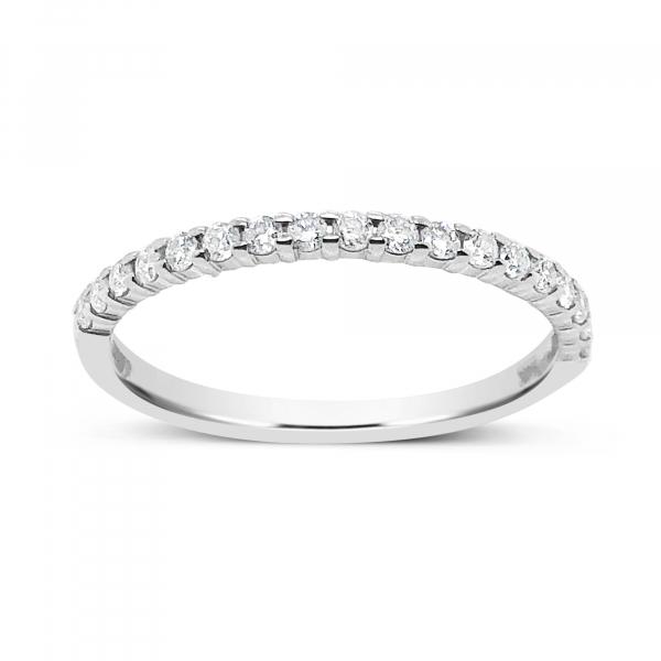 Diamond Band .25 CTW Round Cut 14K White Gold