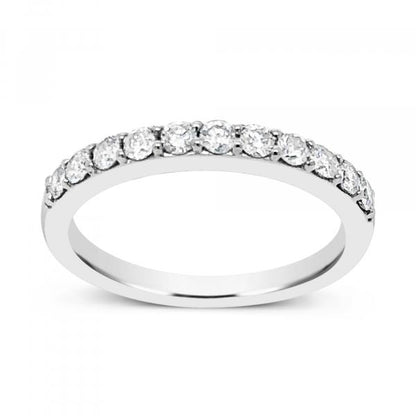 Diamond Band .33 CTW Round Cut 14K White Gold